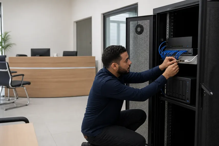 Sauvegarde de dossiers clients sur un NAS dans un cabinet à Laâyoune